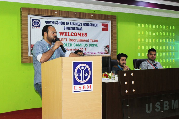 Placement Drive at USBM